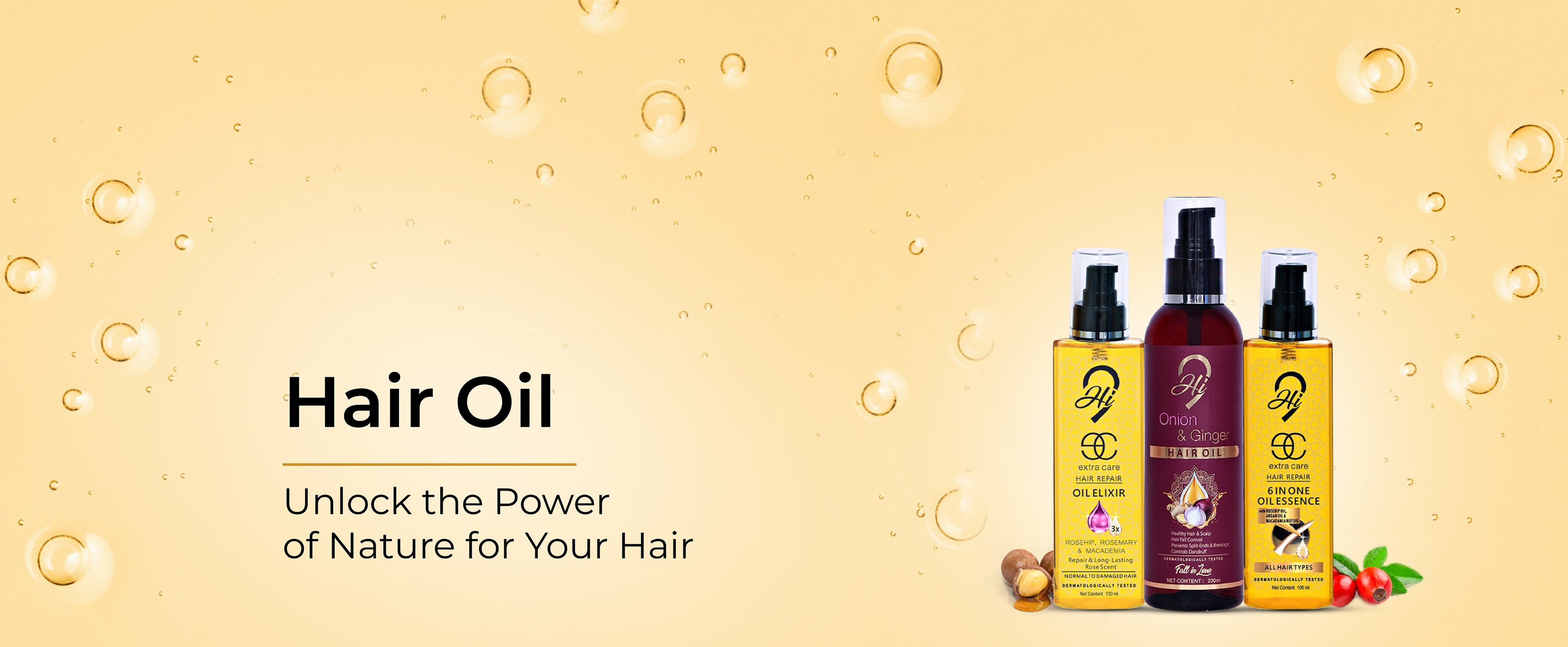 Hi9 Hair oil collection