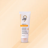 Hi9 Vitamin C Exfoliating Face Wash - 75ml | Clean Skin with Orange and Turmeric Extract | Vitamin C Face Wash for Women and Men | Refreshing and Brightening Daily Cleanser for All Skin Types