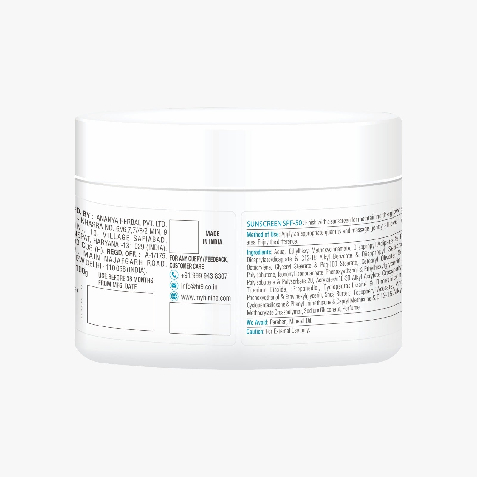 Hi9 Glow & Protect Combo | Salon Professional Sunscreen With SPF 50 PA ++++ (100gms)+ FREE Penta Fruit Face Wash (75ml) | Deep Cleanse and Ultimate Sun Protection