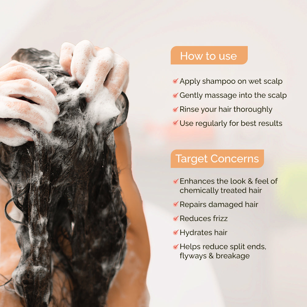 Hi9 EDGE Keratin Protect Shampoo - 300ml | Color & Heat Protection | For Men & Women | Nourishes, Repairs & Protects Against Color & Heat Damage | Smooths and Adds Shine