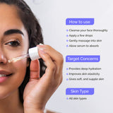 Hi9 Hyaluronic Acid Face Serum – 30ML | Hydrating & Skin Repair Serum for Dry & Oily Skin | Anti-Aging Face Serum for Fine Lines, Wrinkles & Acne-Prone Skin