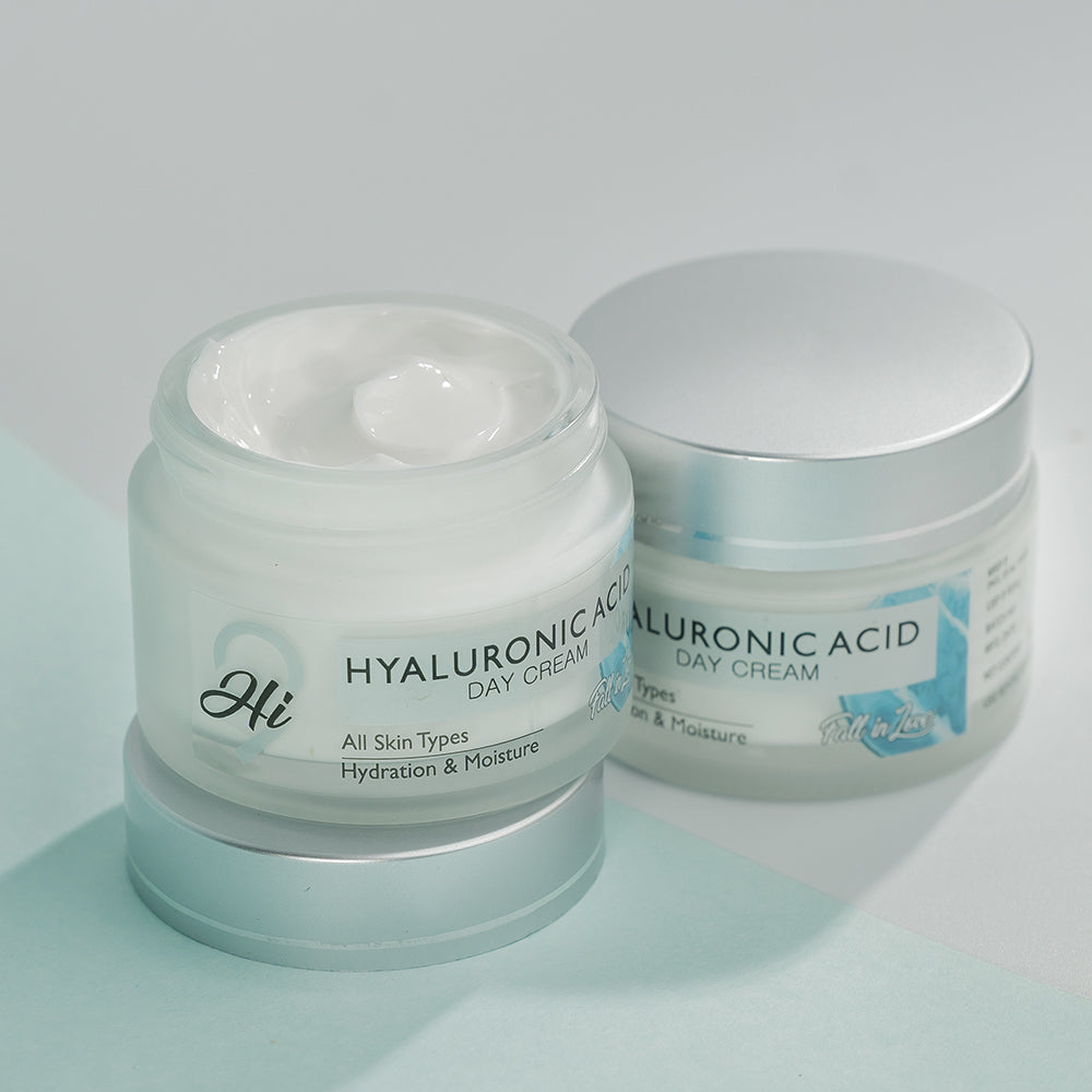 Hi9 Hydration & Glow Combo | Hyaluronic Acid Face Serum (30ML) + Hyaluronic Acid Day Cream (50g) | Deep Hydration & Skin Nourishment