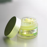 Hi9 Green Tea Night Gel Cream - 50g | Infused with Active Mineral Complex for Glowing & Hydrated Skin | Overnight Repair with Green Tea | Cucumber & Aloe Extracts - Perfect for Men & Women