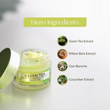 Hi9 Green Tea Night Gel Cream - 50g | Infused with Active Mineral Complex for Glowing & Hydrated Skin | Overnight Repair with Green Tea | Cucumber & Aloe Extracts - Perfect for Men & Women