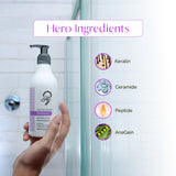 Hi9 Onion & Ginger Hair Oil | 200ml + Hi9 Hair Fall Control Shampoo | 300ml + FREE Almond Honey Body Lotion | 250ml