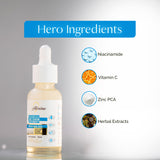 Hi9 Brightening Face Serum for Glowing & Brightening Skin - 30ml | perfect for both men and women | Improves the overall skin tone | Suitable for all skin types