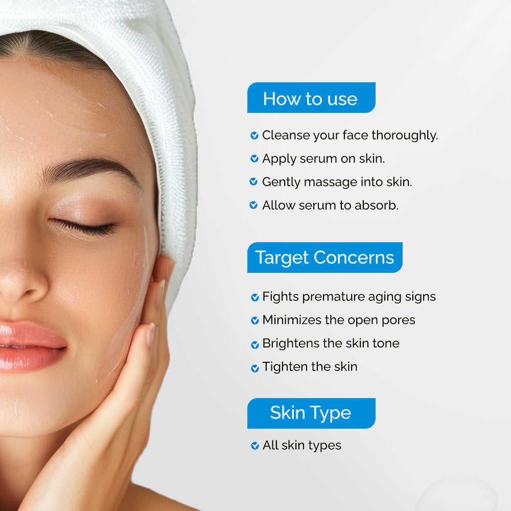 Hi9 Brightening Face Serum for Glowing & Brightening Skin - 30ml | perfect for both men and women | Improves the overall skin tone | Suitable for all skin types