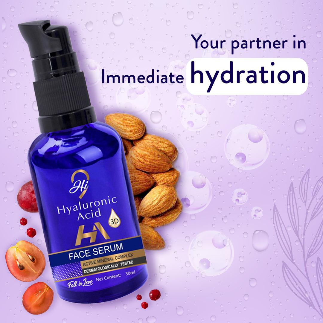 Hi9 Hyaluronic Acid Face Serum for Anti-ageing & Fine Line Repairing, 30ml - Myhi9