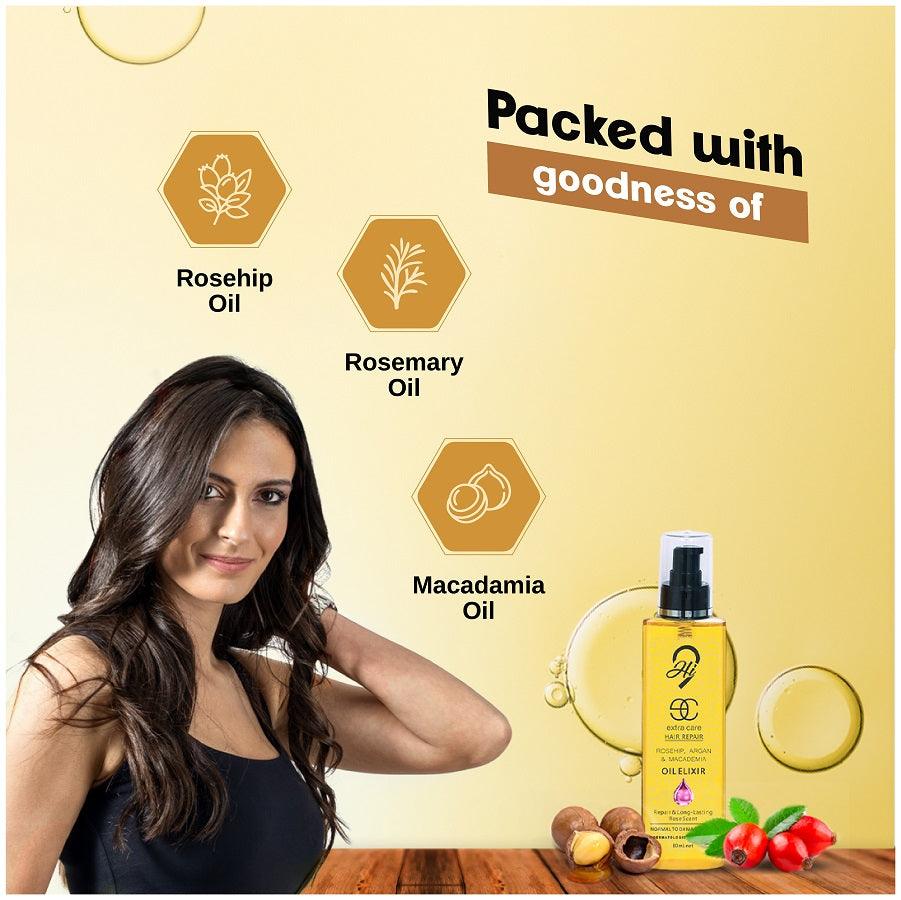 Hi9 Extra Care Hair Repair Oil Elixir For Smooth And Silky Hair, 100ml - Myhi9