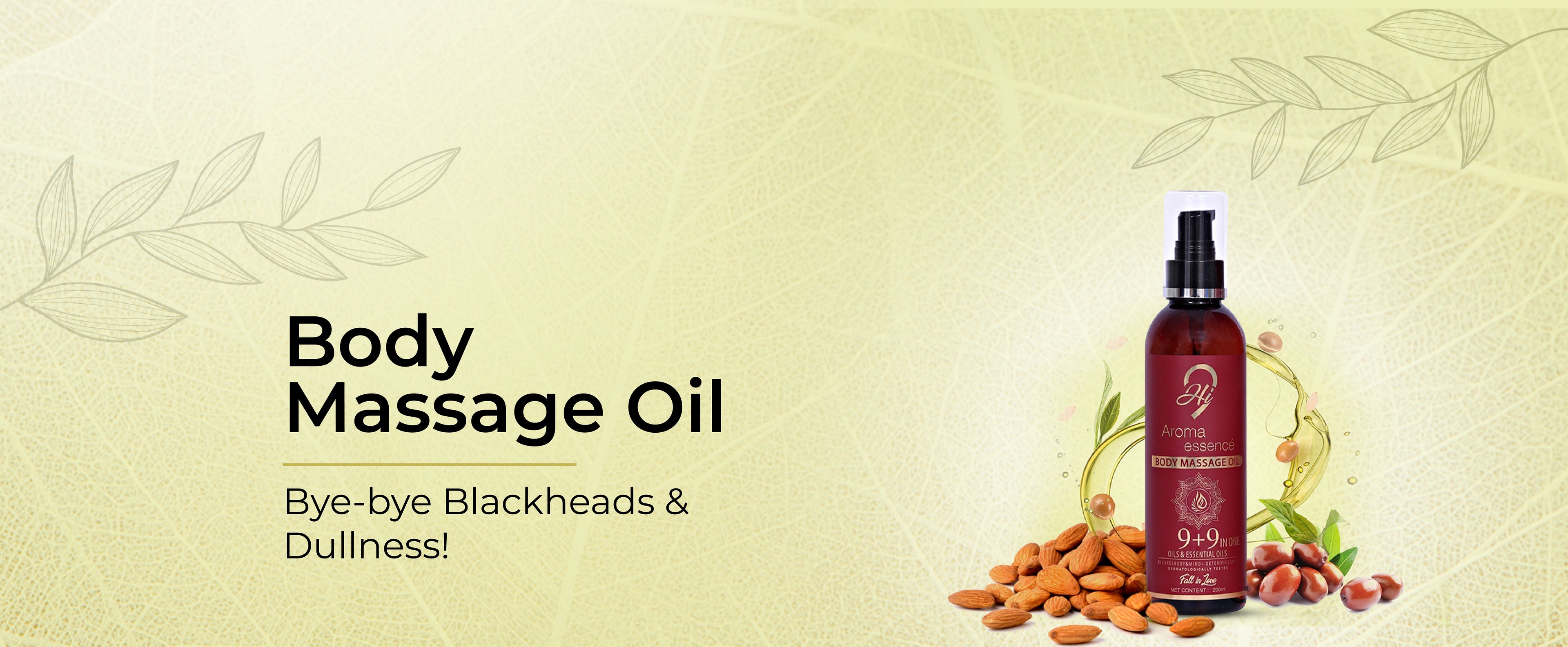 Hi9 Body Massage Oil products Range