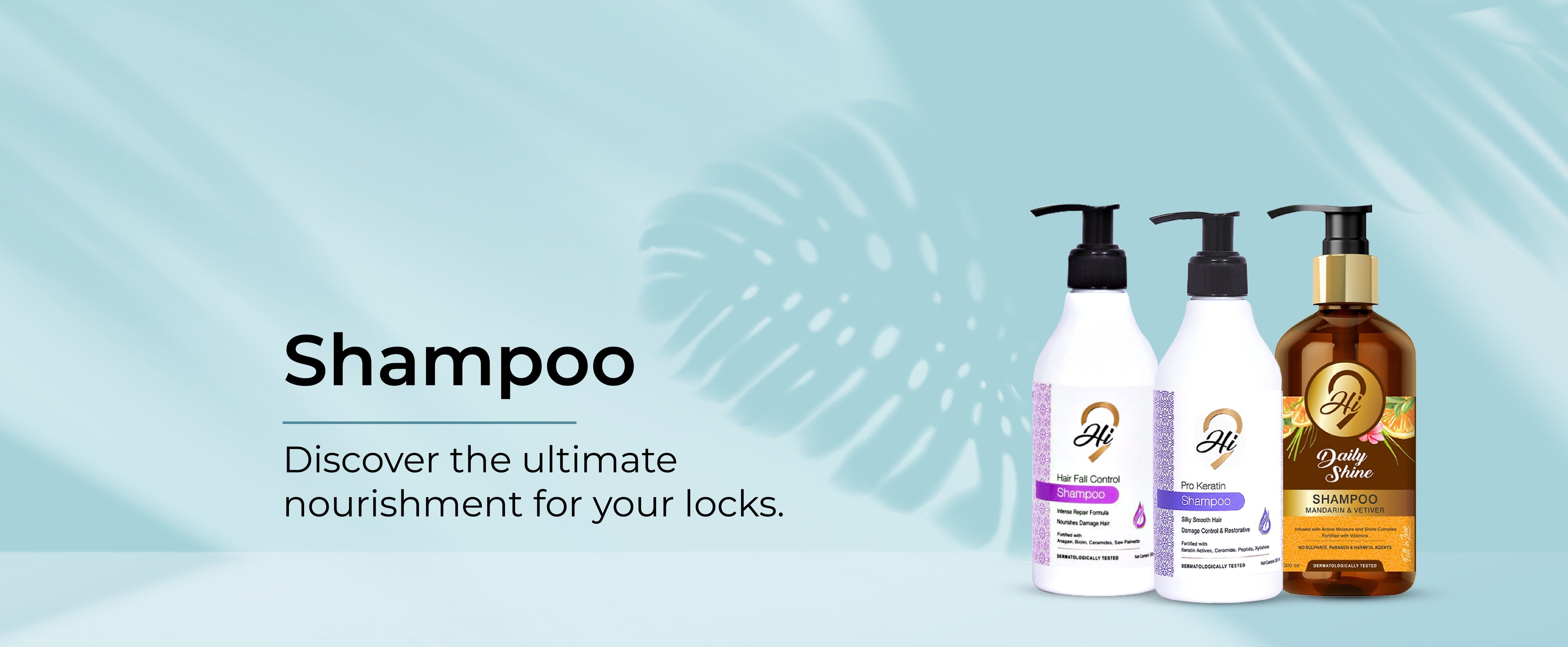 Hi9 Shampoo products range