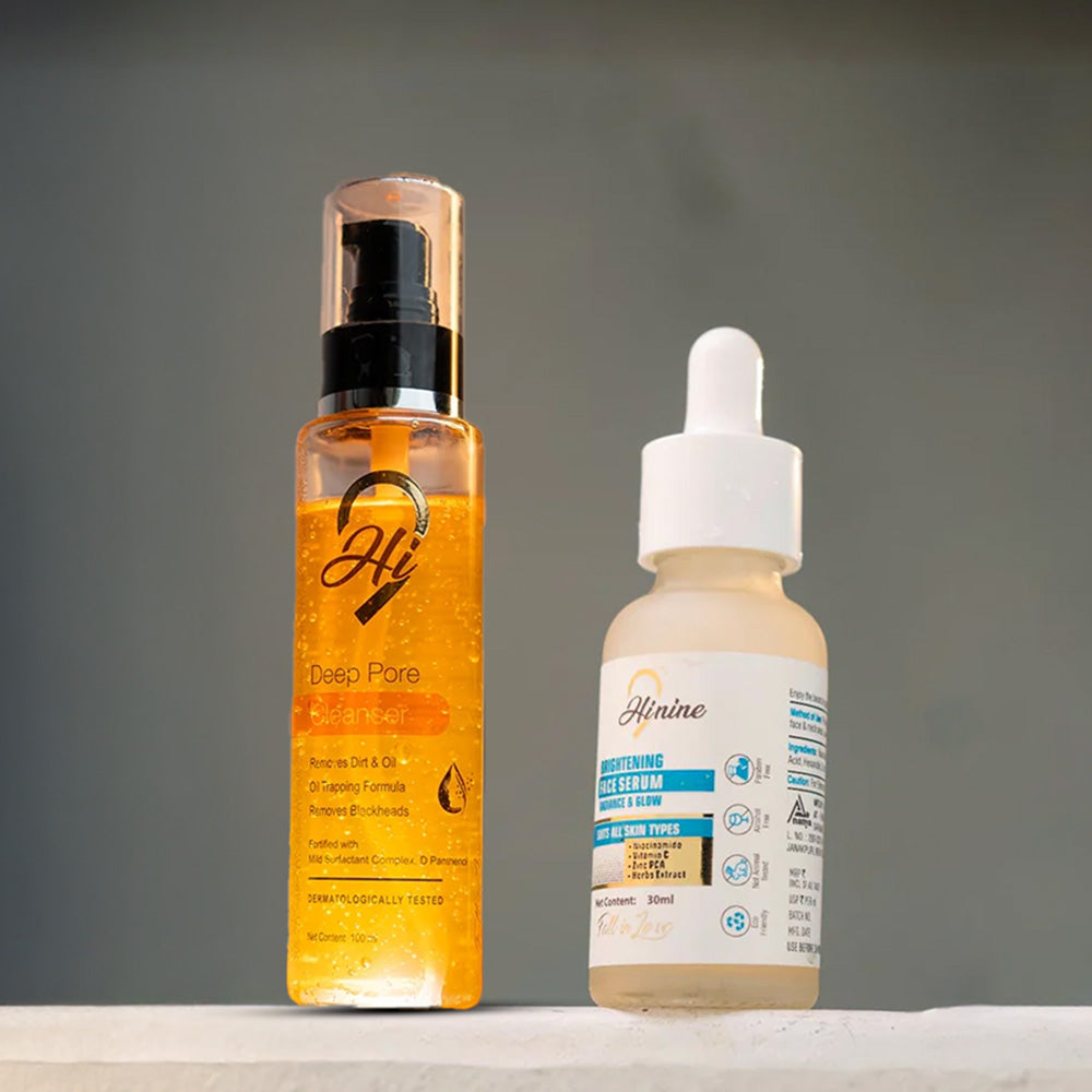 Hi9 Clear & Bright Combo | Deep Pore Cleanser + Brightening Face Serum