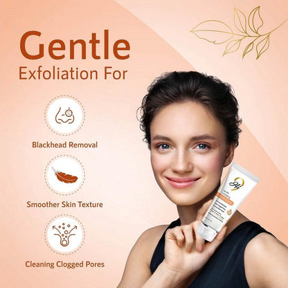 Hi9 Gentle Exfoliant Face Scrub For Black Heads And Dead Cells, 75gm - Myhi9
